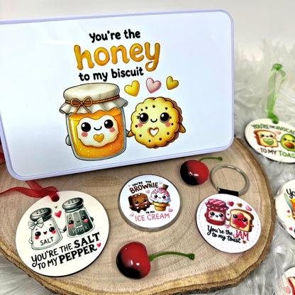 “You’re the Honey to My Biscuit” Storage Tin