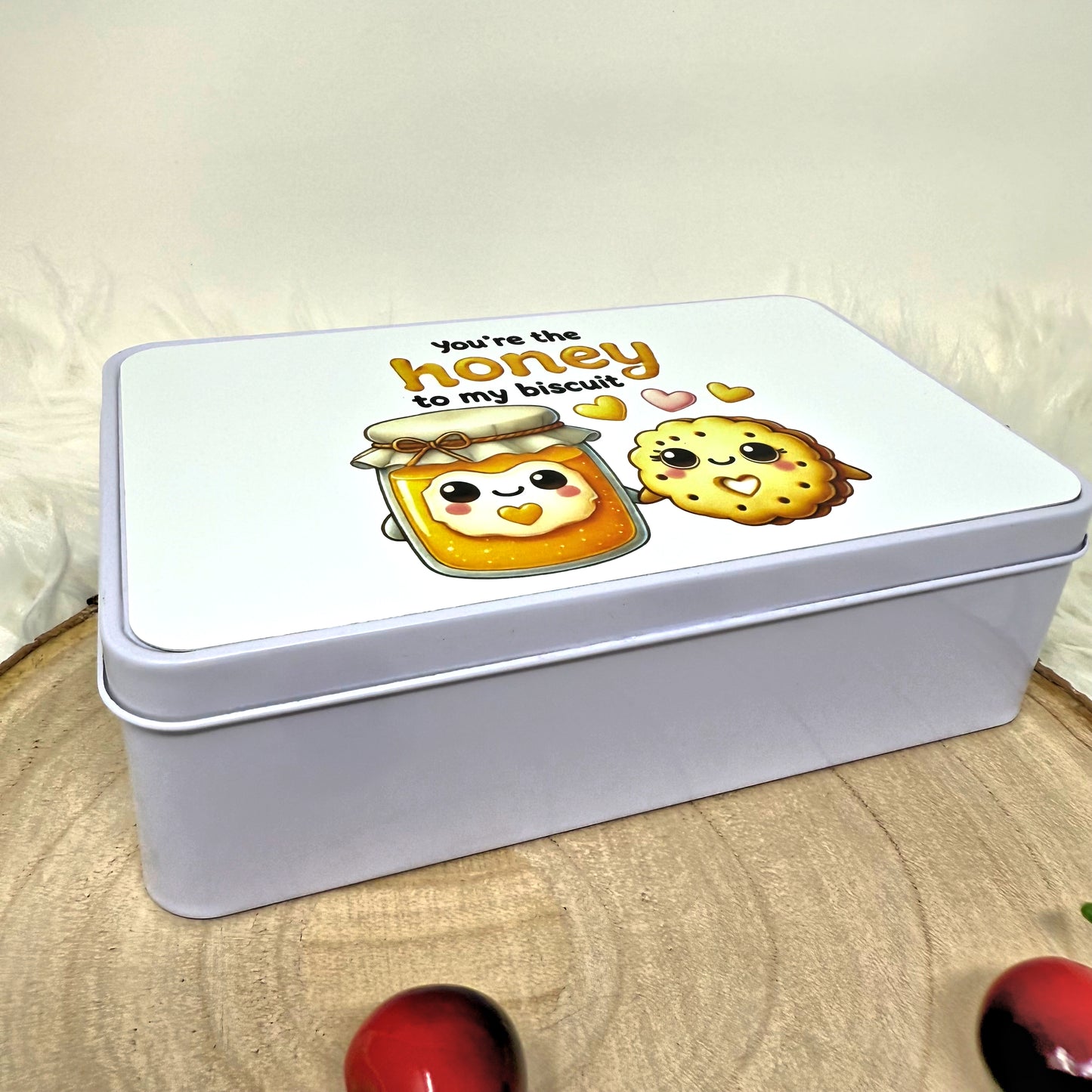 “You’re the Honey to My Biscuit” Storage Tin
