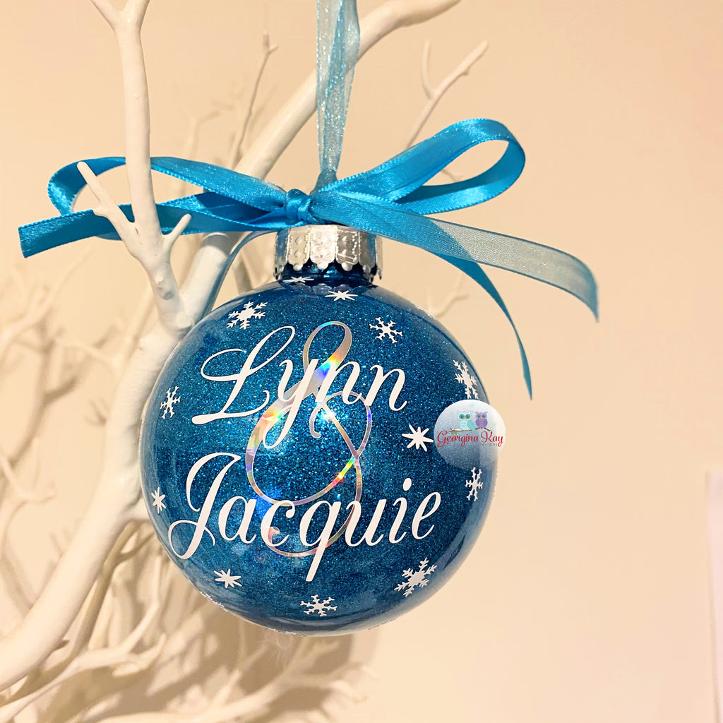 Couple Names (Big &) Bauble