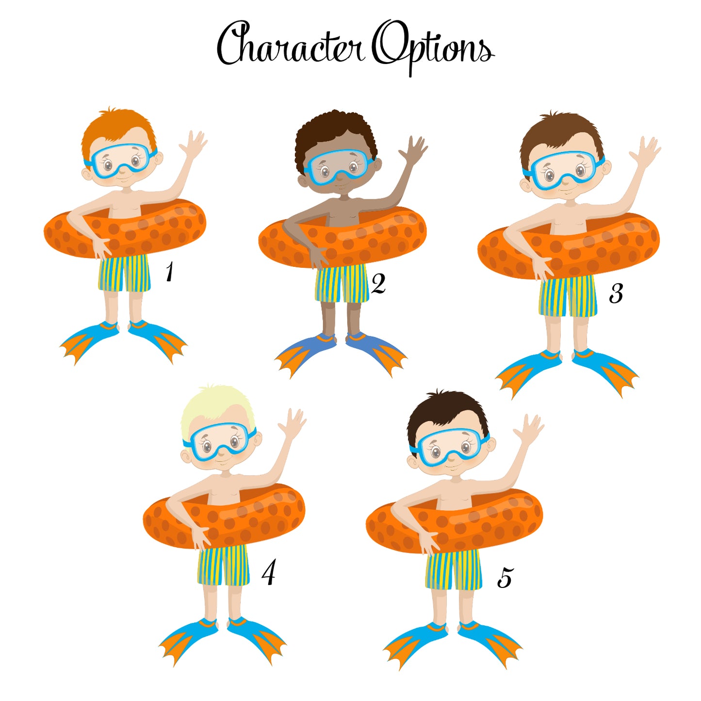 Personalise Boy Swim Bag