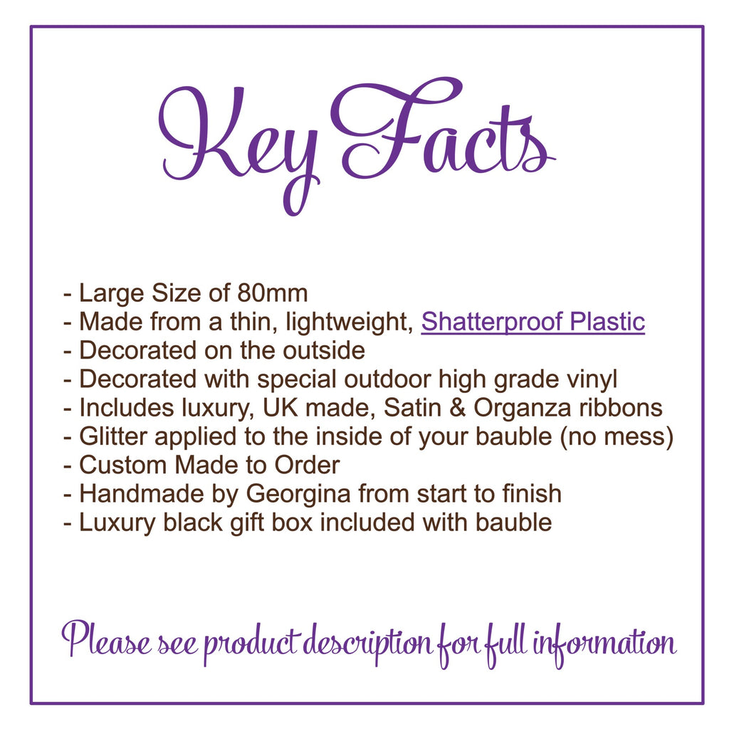 Your Childs Artwork on a Bauble