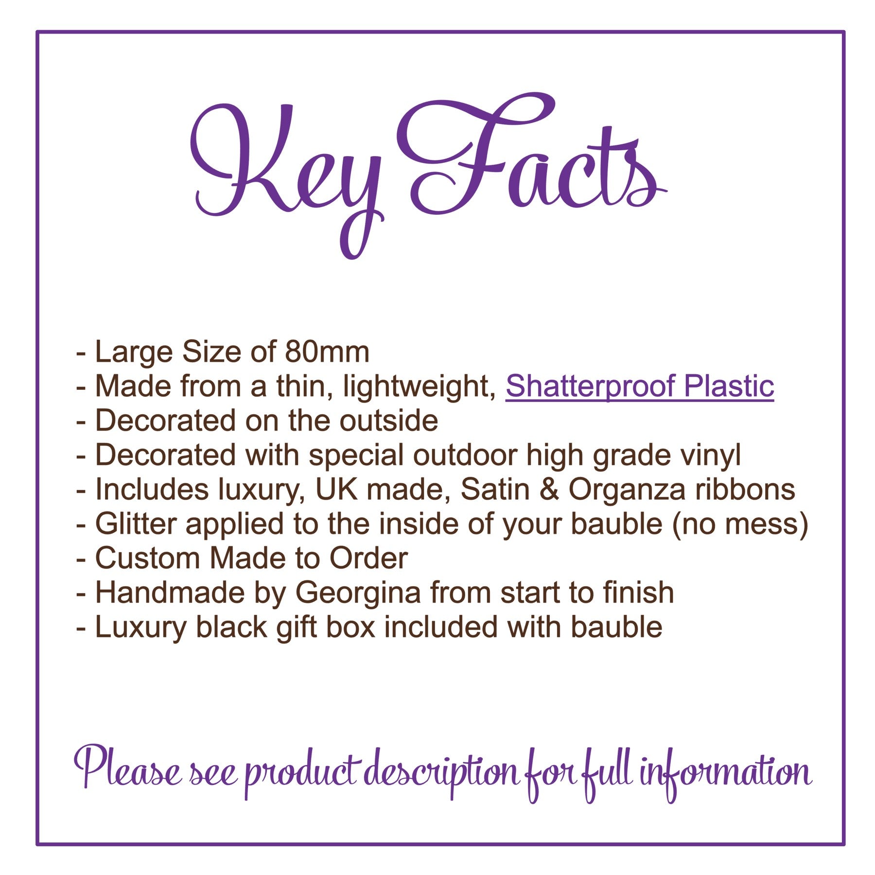 Your Childs Artwork on a Bauble