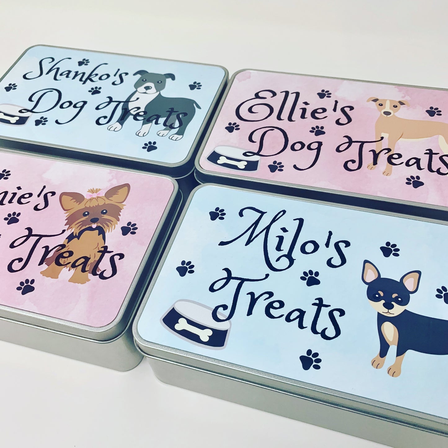 Personalised Dog Treat Tin