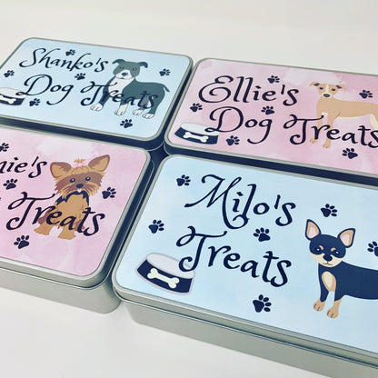 Personalised Dog Treat Tin