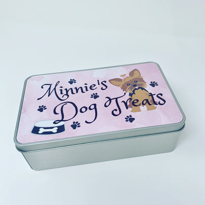 Personalised Dog Treat Tin
