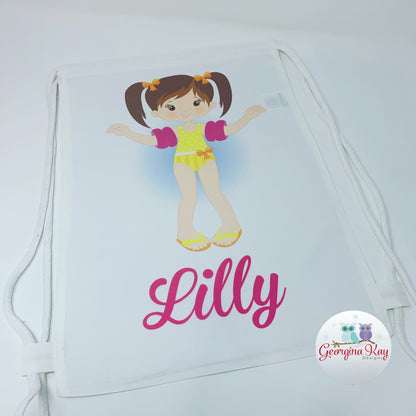 Girl Swimming Bag