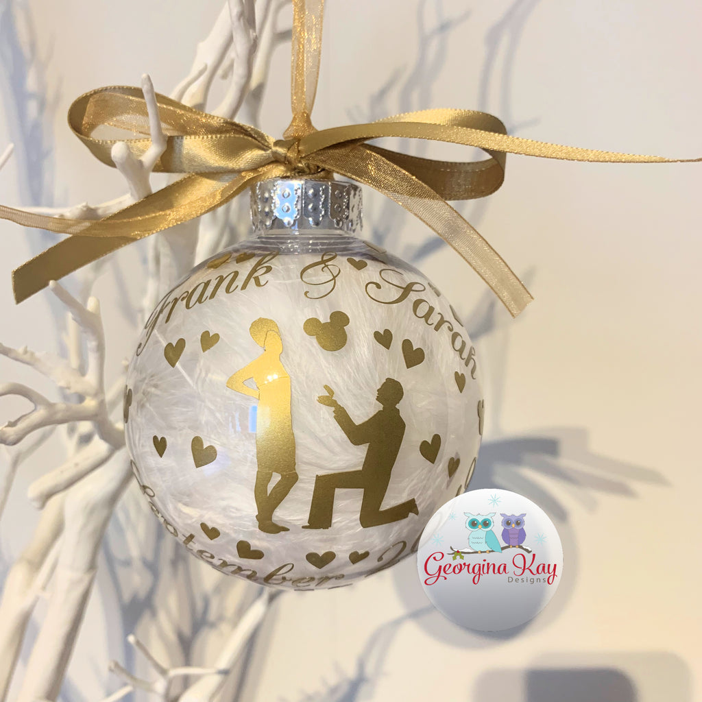Custom Engagement Bauble (Feather)