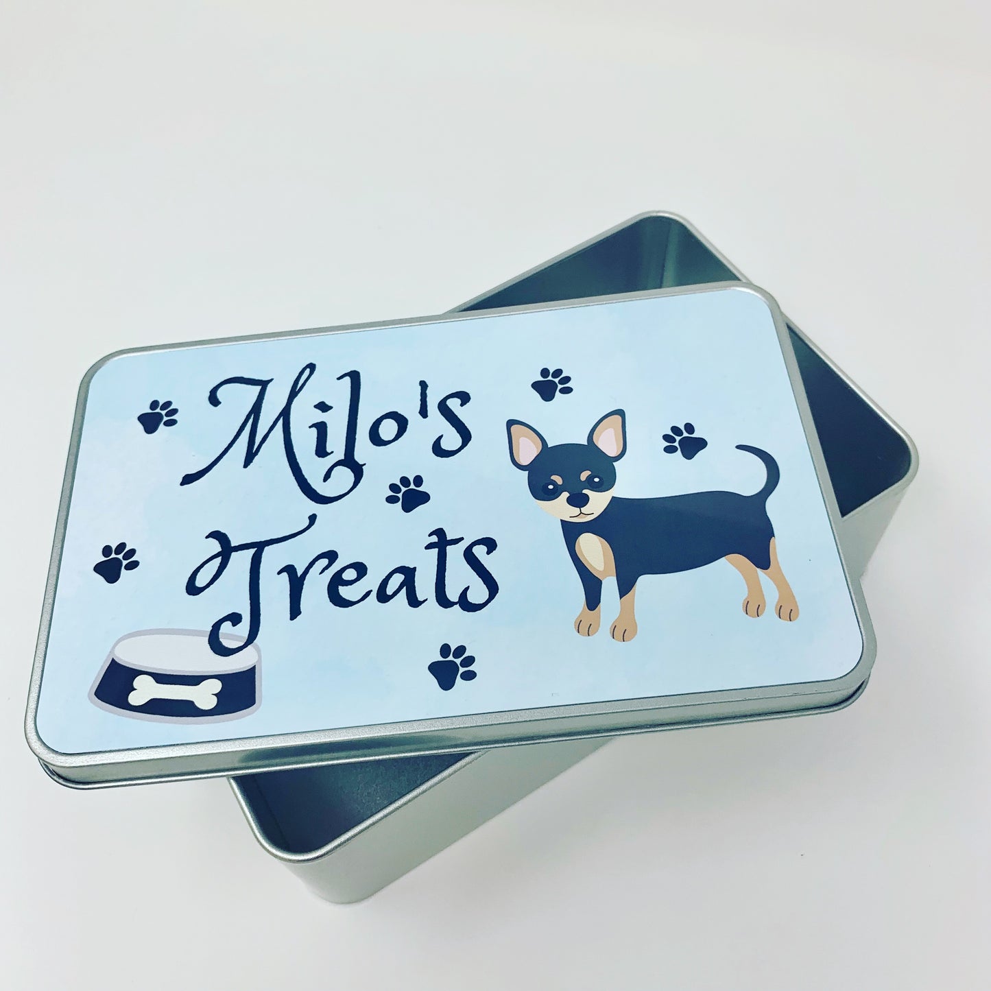 Personalised Dog Treat Tin