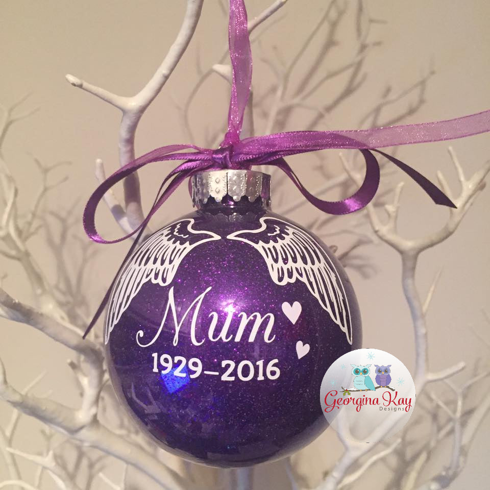 Wings Bauble (Glitter)