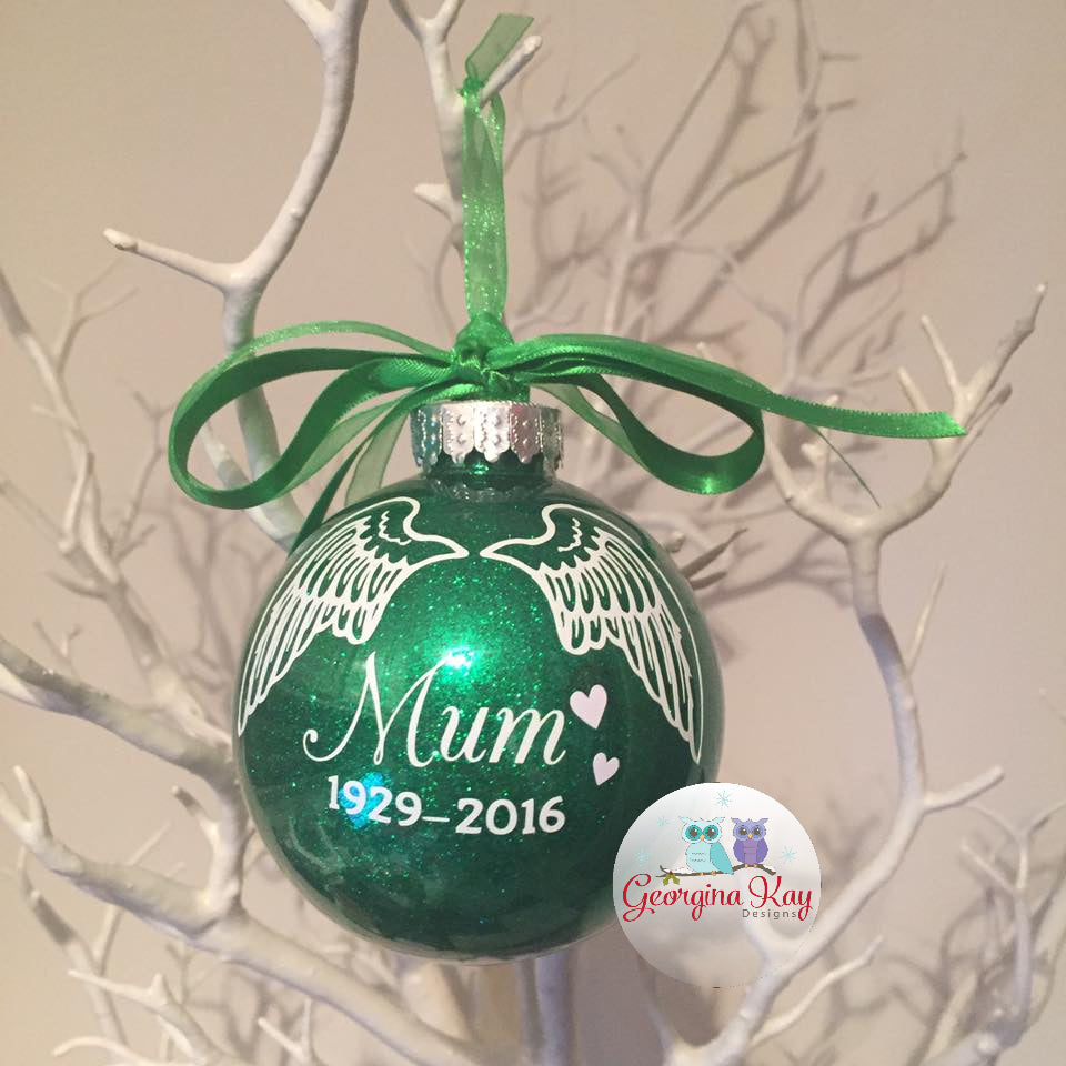 Wings Bauble (Glitter)