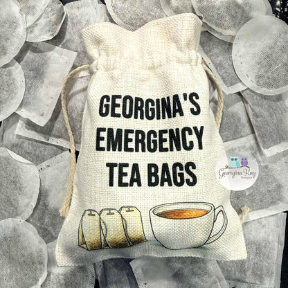 Personalised Travel Tea Bag Holder