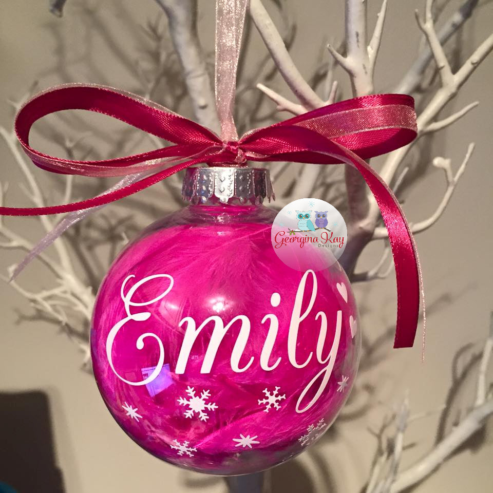 Name Bauble (Feather)