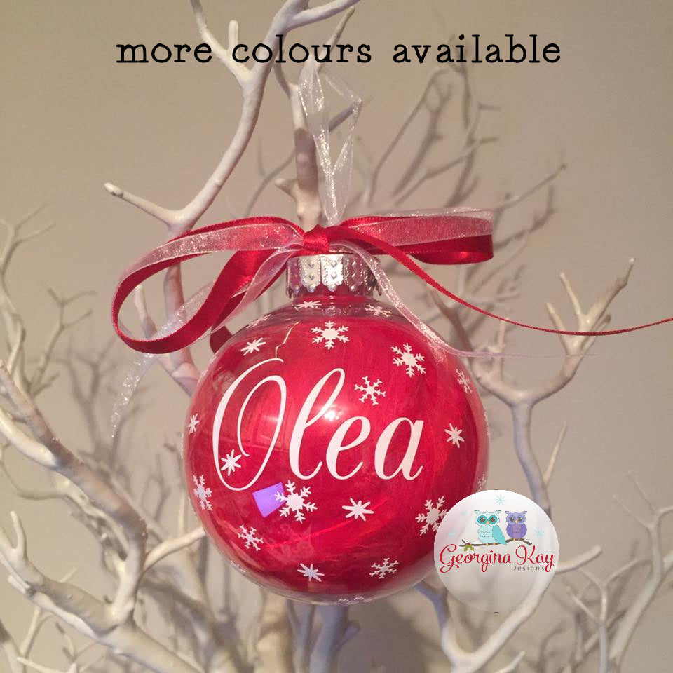 Name Bauble (Feather)