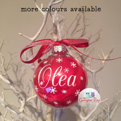 Name Bauble (Feather)