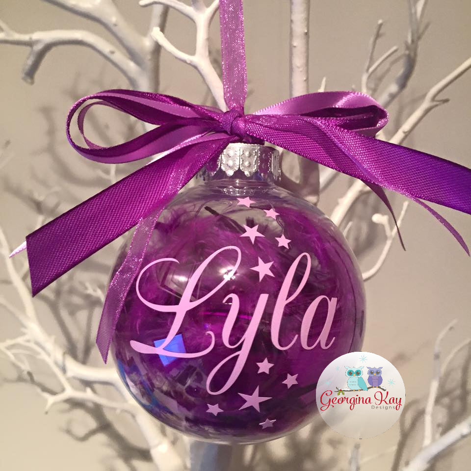 Name Bauble (Feather)