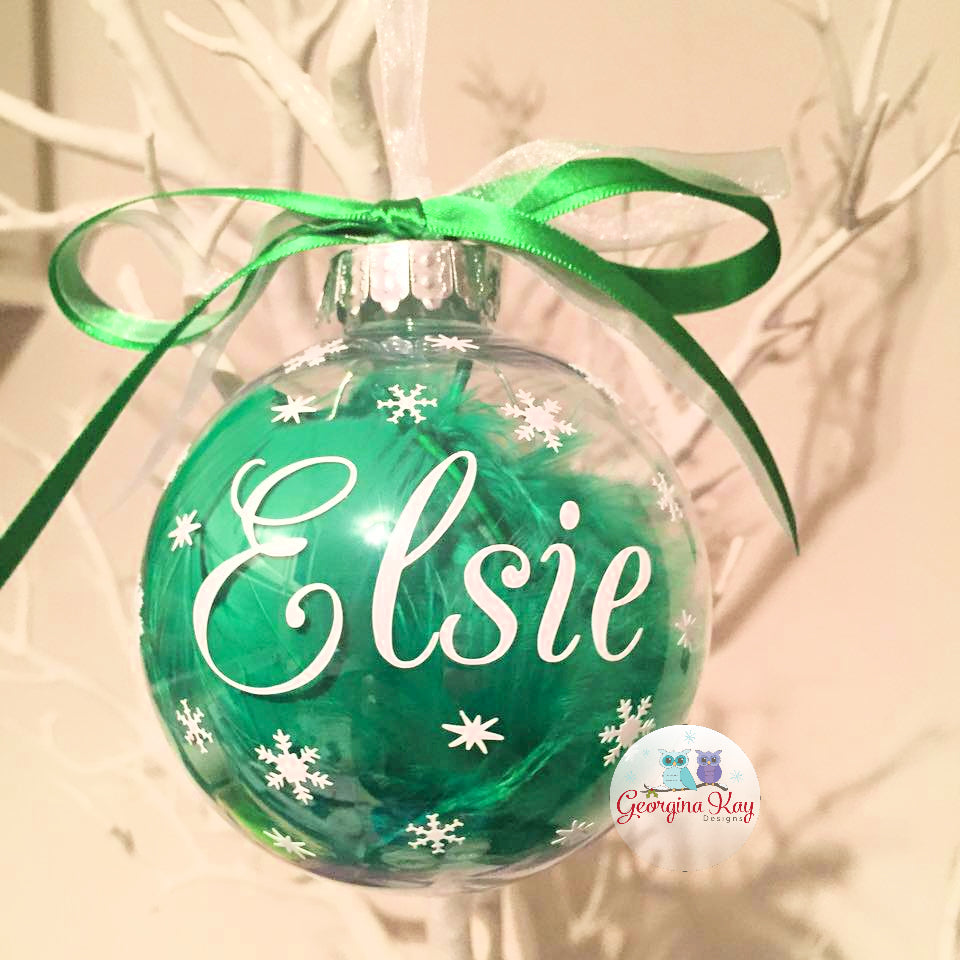 Name Bauble (Feather)