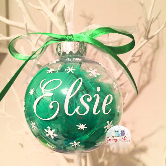 Name Bauble (Feather)