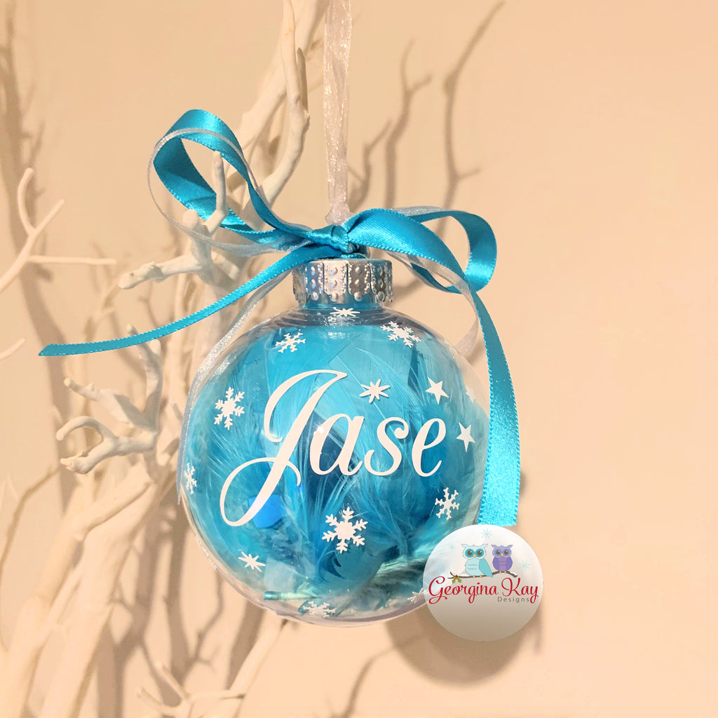 Name Bauble (Feather)