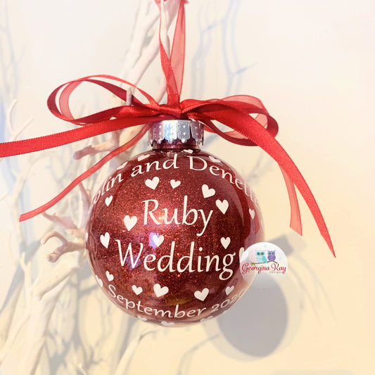 Ruby Wedding Anniversary