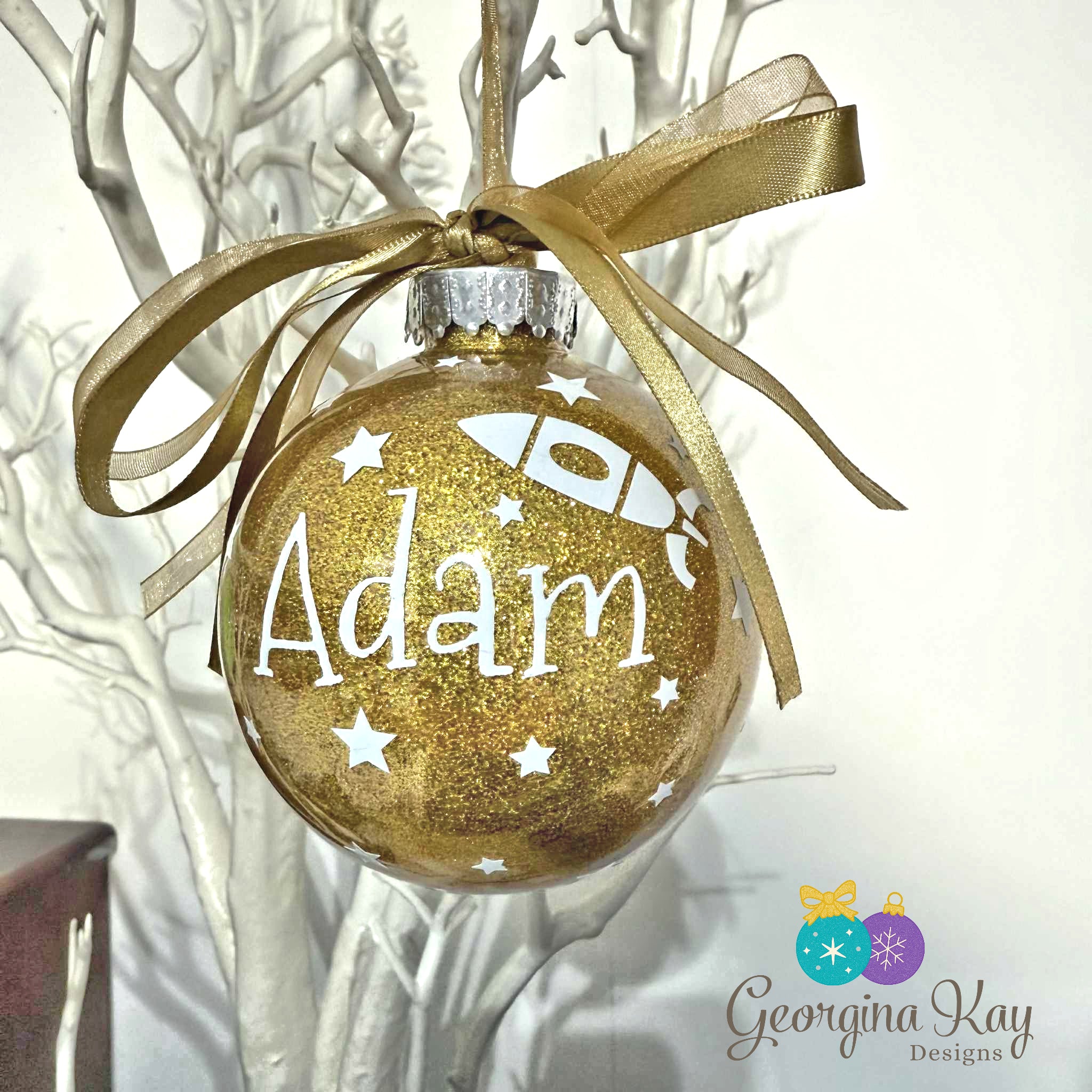 Rocket Themed Bauble