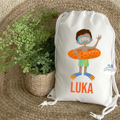 Personalise Boy Swim Bag