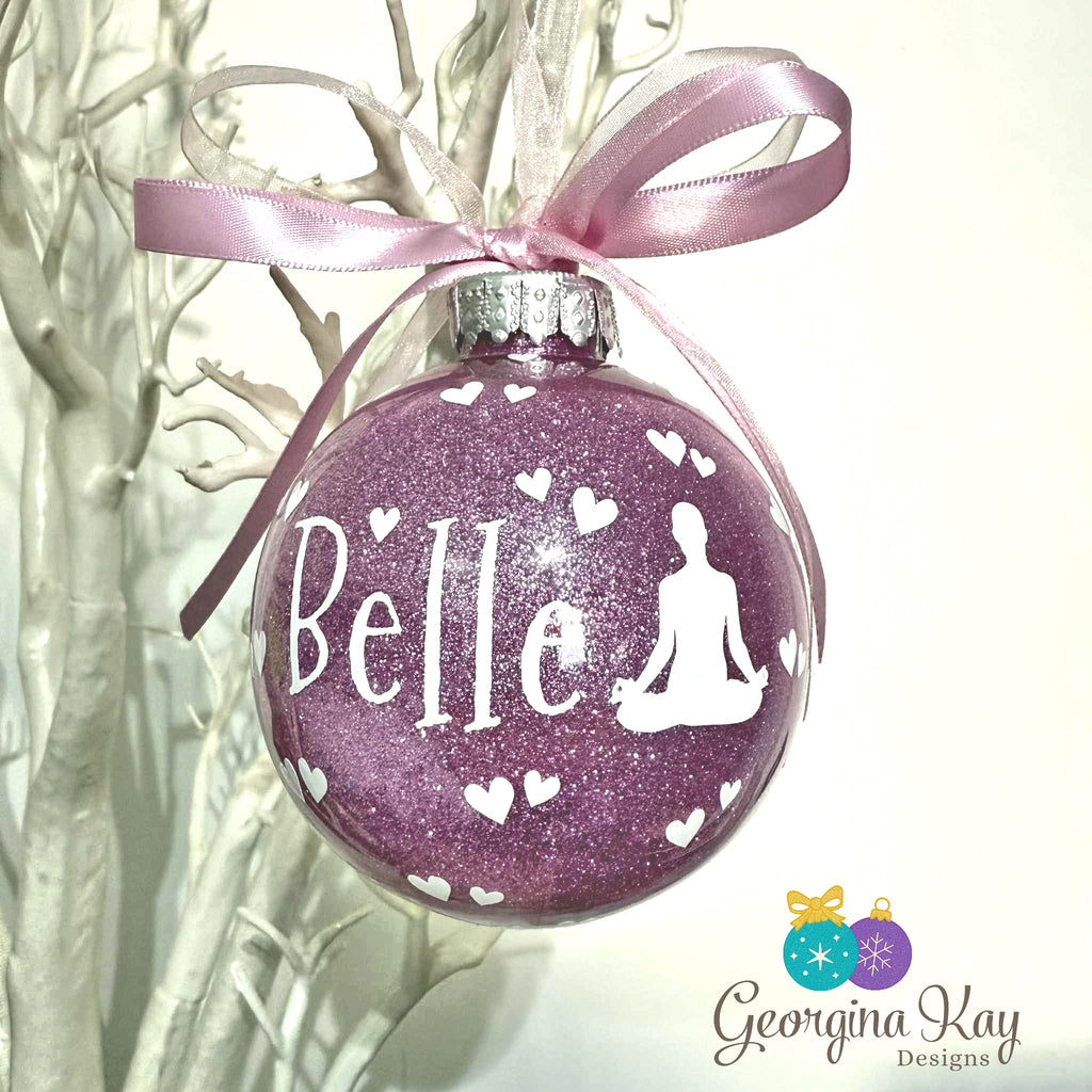 Yoga Themed Bauble