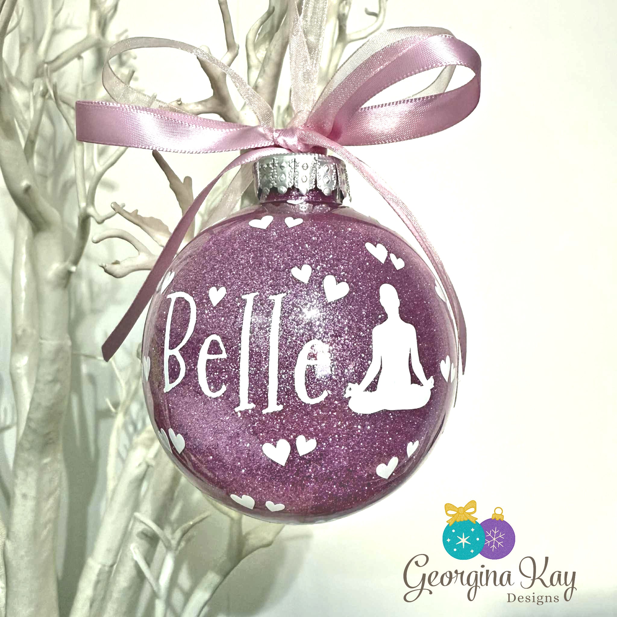 Yoga Themed Bauble